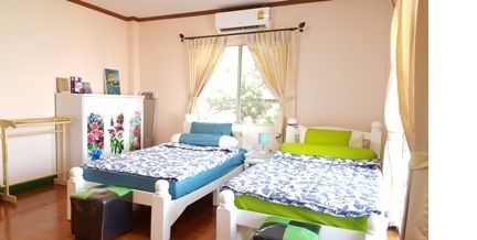 チェンマイの女性専用タイ古式マッサージスクール「V-チェンマイ」のDXツインルーム