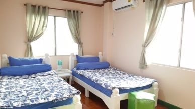 チェンマイの女性専用タイ古式マッサージスクール「V-チェンマイ」のツインルーム